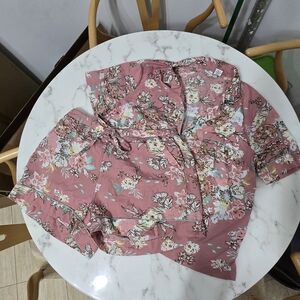 cupcakes & cashmere Floral Mauve Set